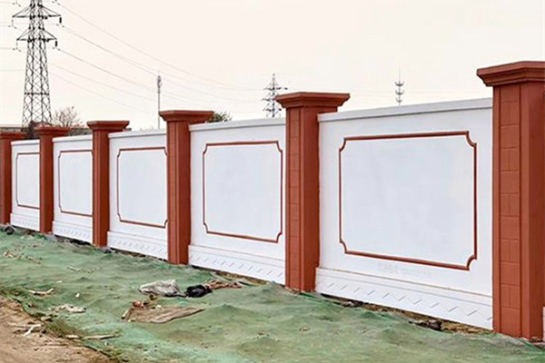 开封预制水泥板围挡效果图一